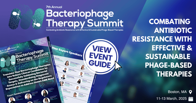 The 7th Bacteriophage Summit is happening in Boston March 2025, an industry meeting focusing on phage therapy regulatory, clinical, ML progress to treating AMR infections.